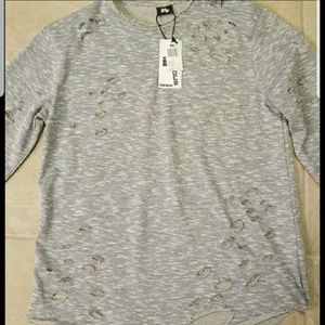 Men's Long Sleeve shirt with rips